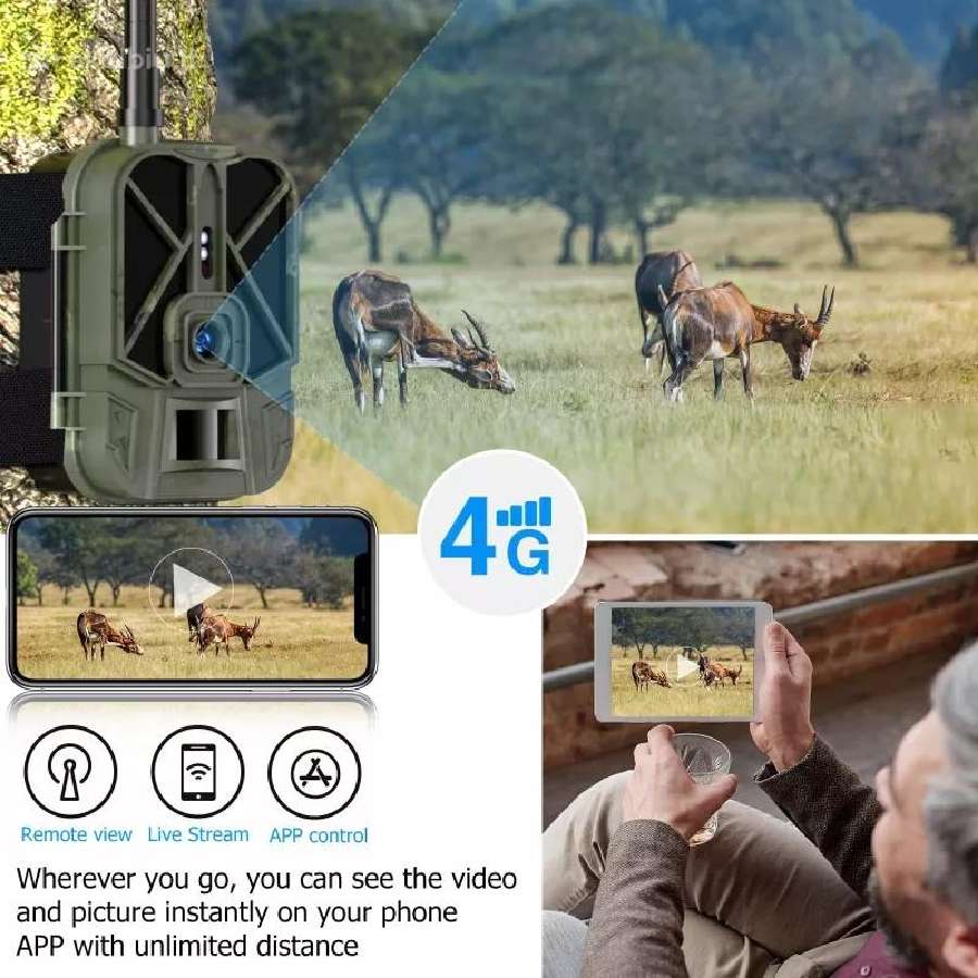 Medžioklinė lauko kamera Hc940pro 4G su sim kortel - nuotraukos Nr. 7