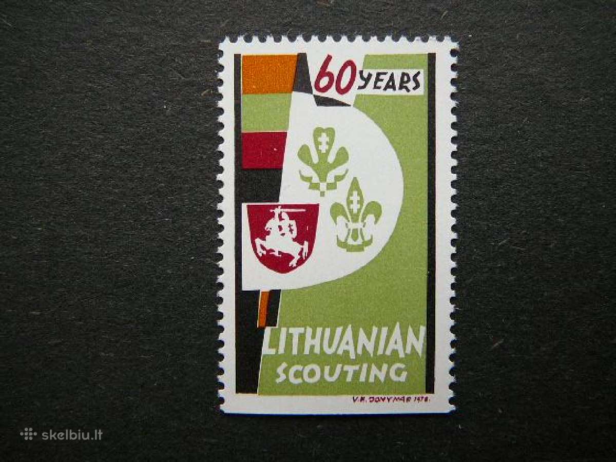 Lietuva - JAV 1978 Skautams 60 metu ltv21