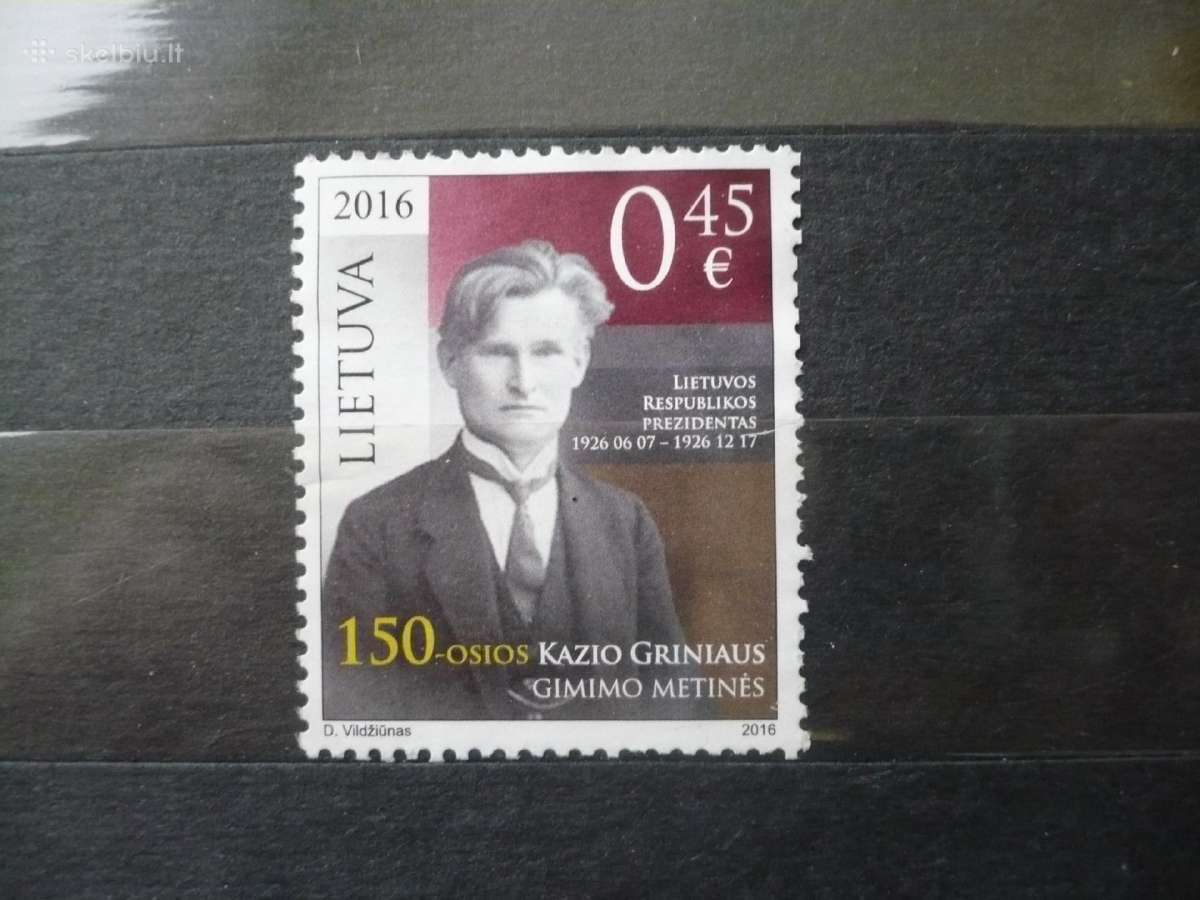 2016 m. 150-osios Kazio Griniaus gimimo metinės