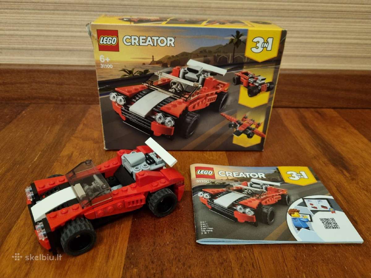 Parduodamas Lego Creator 31100 Sports Car - nuotraukos Nr. 2