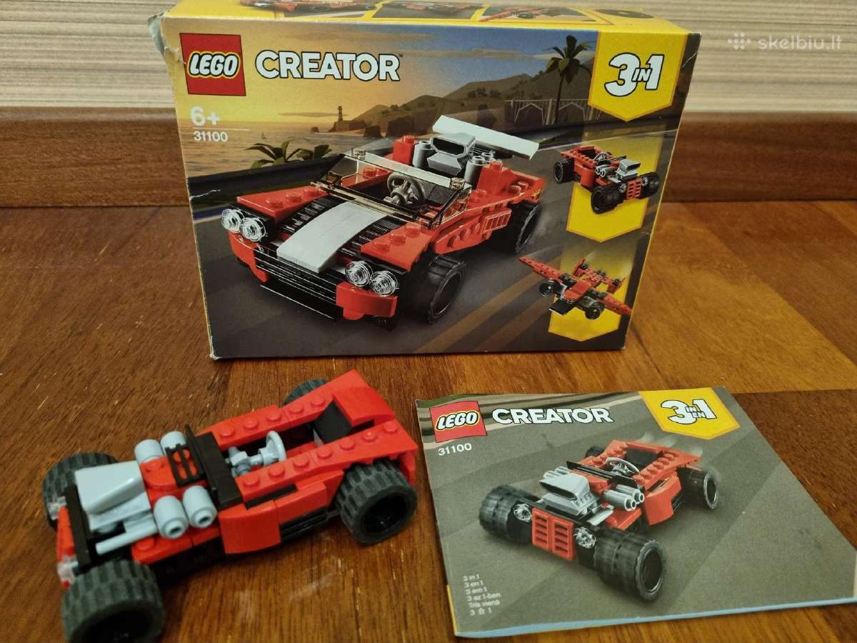 Parduodamas Lego Creator 31100 Sports Car - nuotraukos Nr. 4