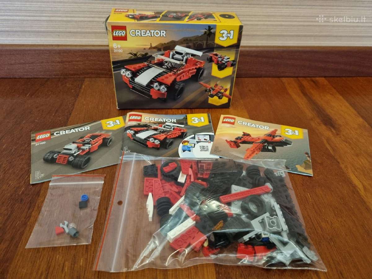 Parduodamas Lego Creator 31100 Sports Car - nuotraukos Nr. 8