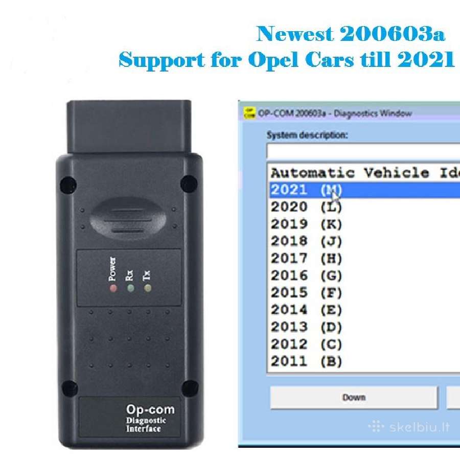 Opcom V5 (opel+saab) V2021diagnostika - nuotraukos Nr. 3