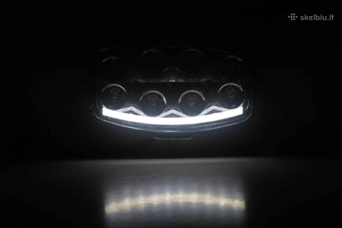 LED sertifikuotas žibintas 64w su Drl juosta Emc - nuotraukos Nr. 5