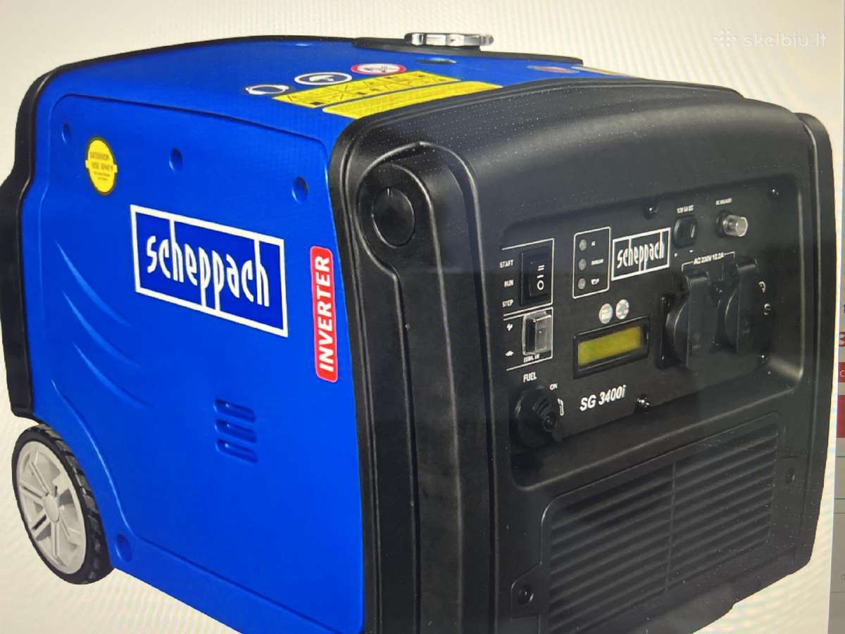 Generatorius Scheppach Sg3400i