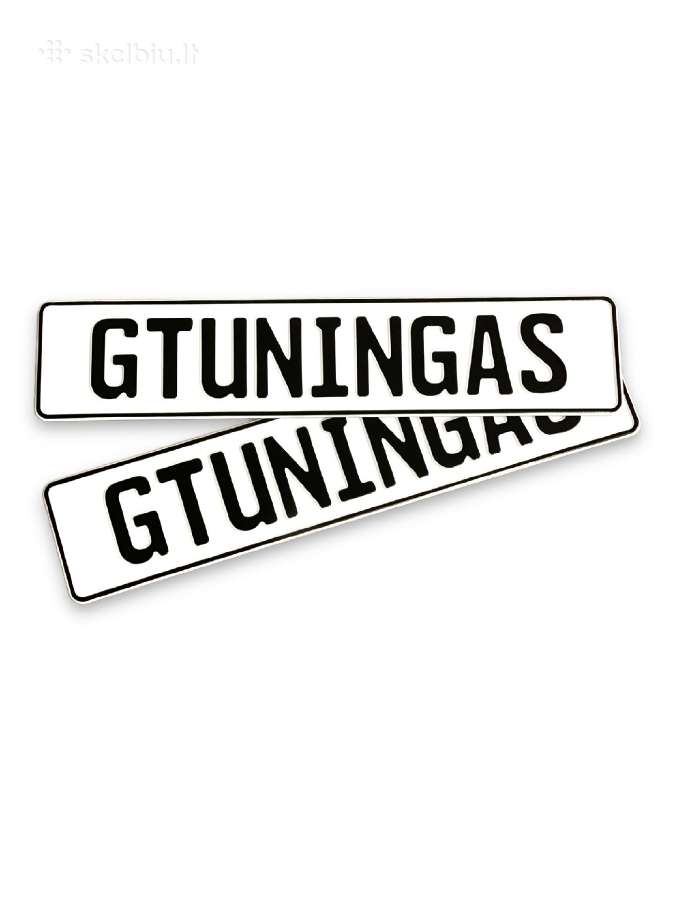 Dekoraciniai vardiniai numeriai - nuotraukos Nr. 3