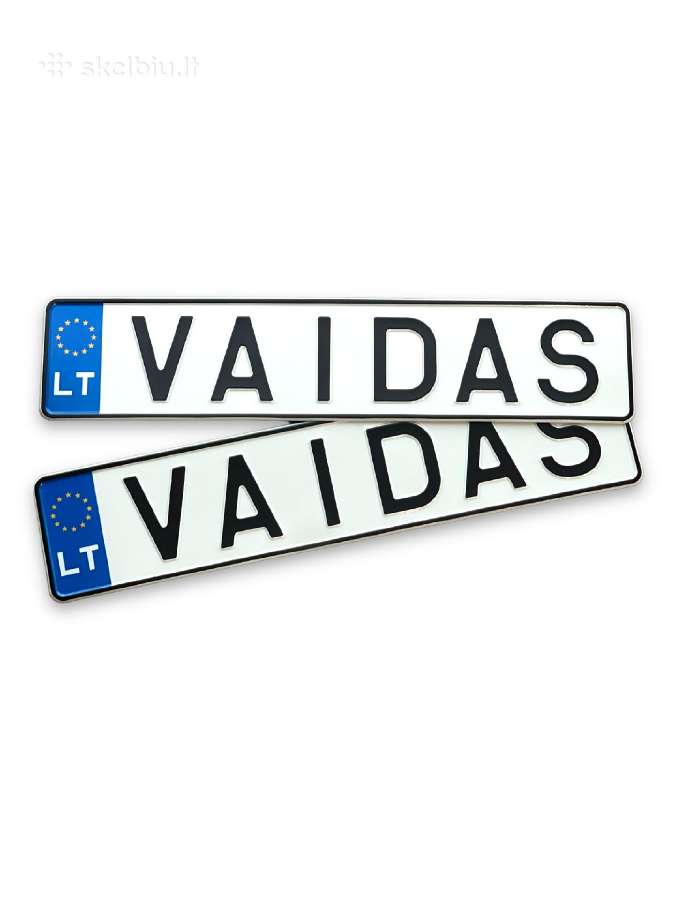 Dekoraciniai vardiniai numeriai - nuotraukos Nr. 12