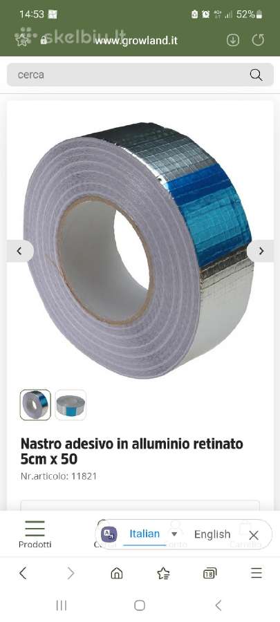 Armuota Aliuminio lipni juosta. - nuotraukos Nr. 4