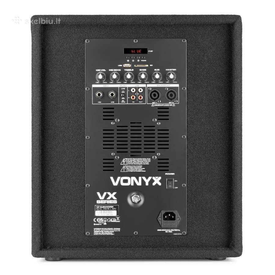 Vonyx Vx0812bt 2.1 garso sistema 12 800w - nuotraukos Nr. 6