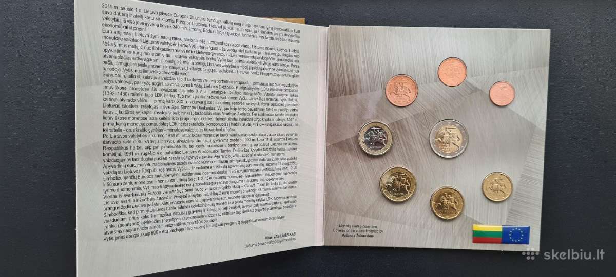 2015 m. Lb Lietuvos euro monetų rinkinys - nuotraukos Nr. 5