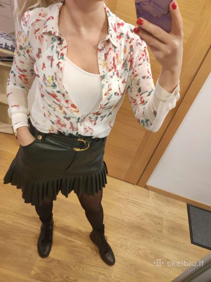 Bershka romantiška palaidinė su drugeliais - nuotraukos Nr. 7