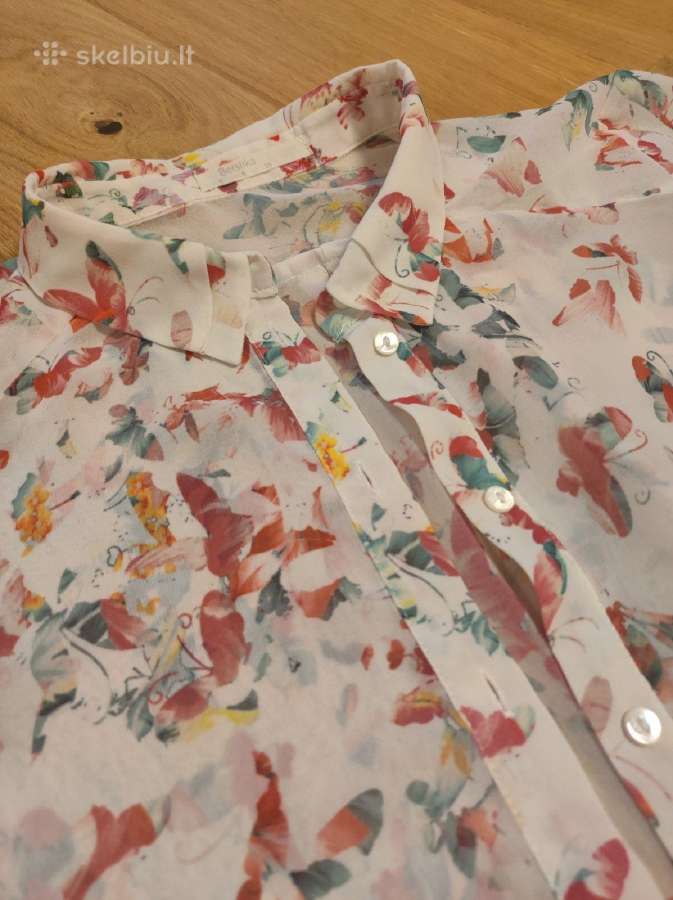 Bershka romantiška palaidinė su drugeliais - nuotraukos Nr. 18