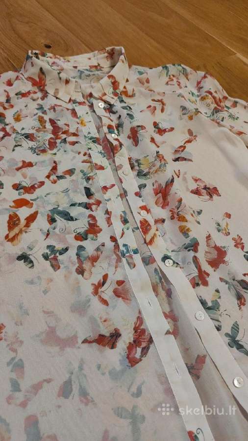 Bershka romantiška palaidinė su drugeliais - nuotraukos Nr. 20