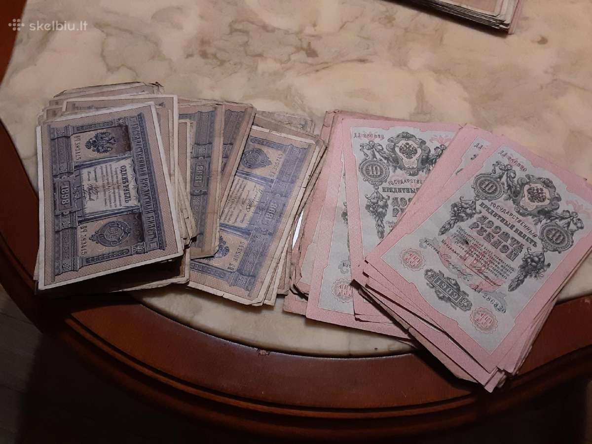 Perku banknotus ivairiais kiekiais!