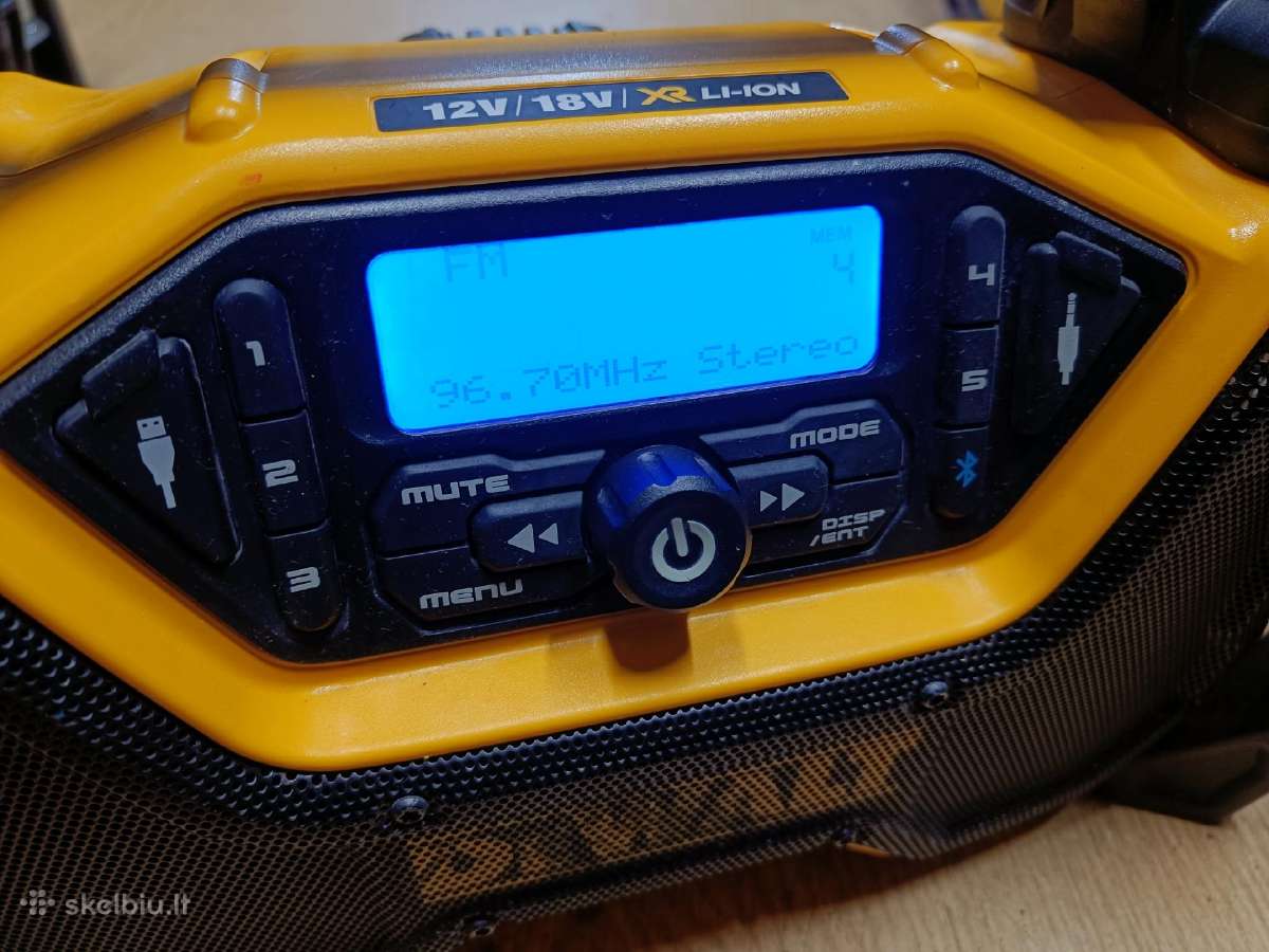 Statybines radijos dewalt makita milwaukee hitachi - nuotraukos Nr. 15