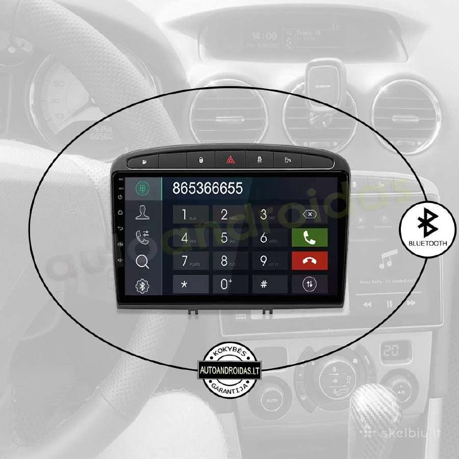 Peugeot 308,408 Android multimedia GPS/WiFi/bt/9" - nuotraukos Nr. 5