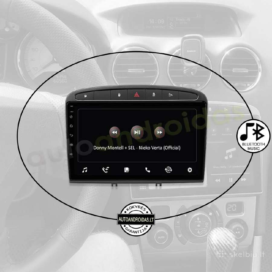 Peugeot 308,408 Android multimedia GPS/WiFi/bt/9" - nuotraukos Nr. 6