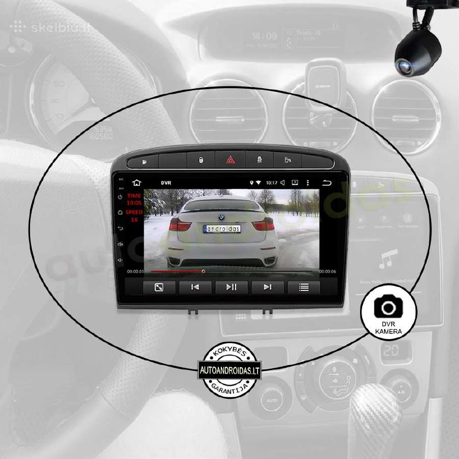 Peugeot 308,408 Android multimedia GPS/WiFi/bt/9" - nuotraukos Nr. 8