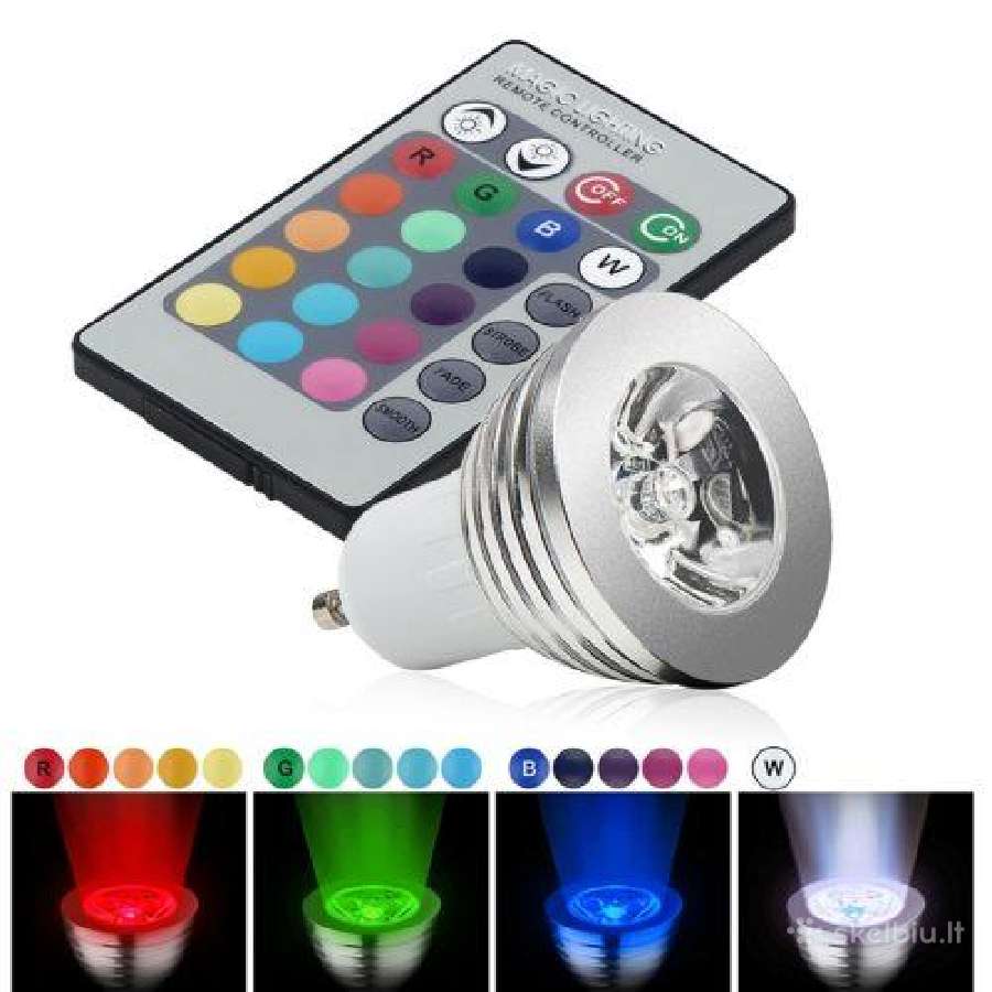 Valdoma Gu-10 Philips LED lemputė