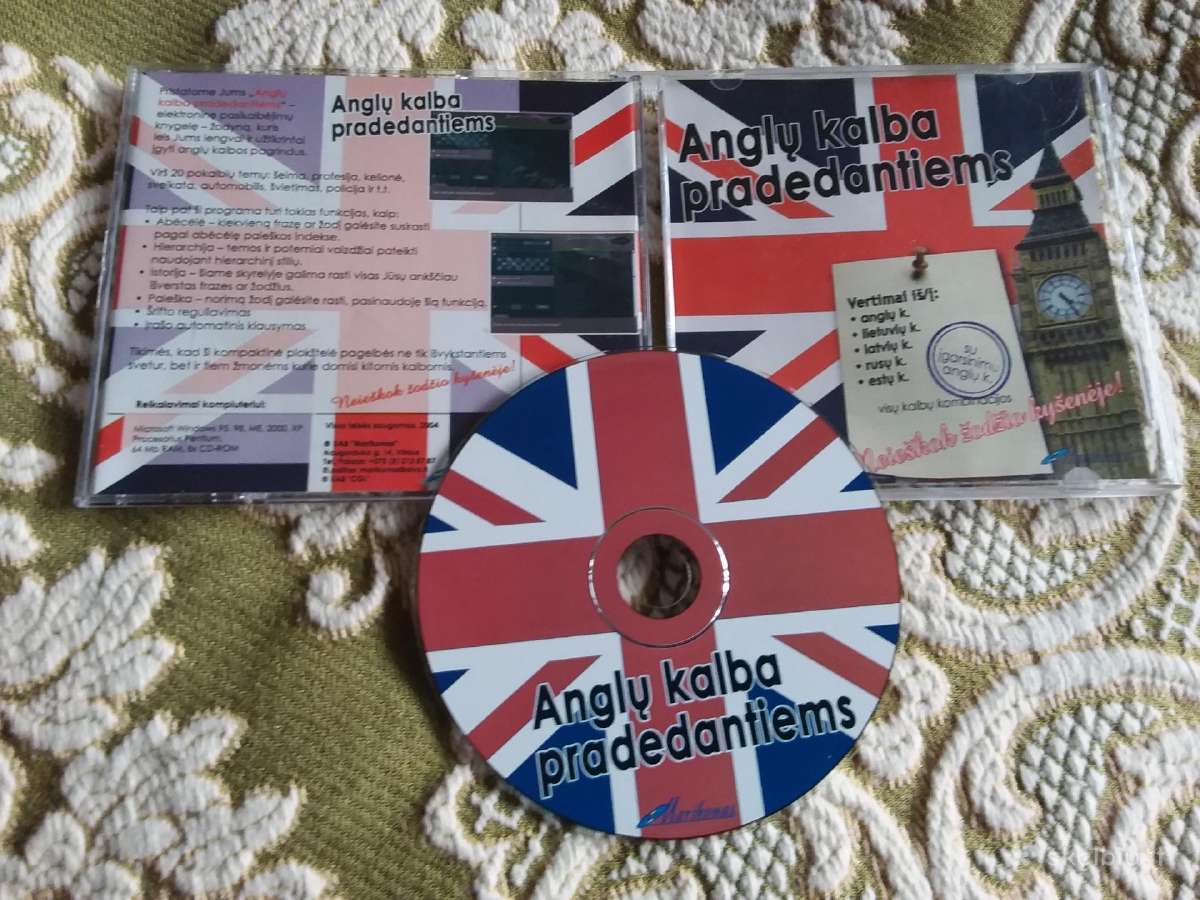 Anglų kalba pradedantiems CD diską - nuotraukos Nr. 4