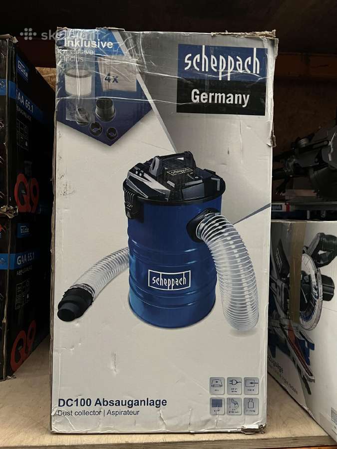 Drožlių nusiurbėjas Dc 100 Scheppach