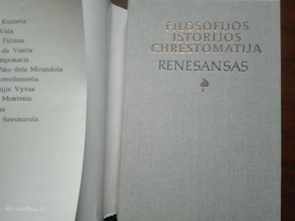 126. Filosofijos Istorijos Chrestomatija Renesansa - nuotraukos Nr. 2