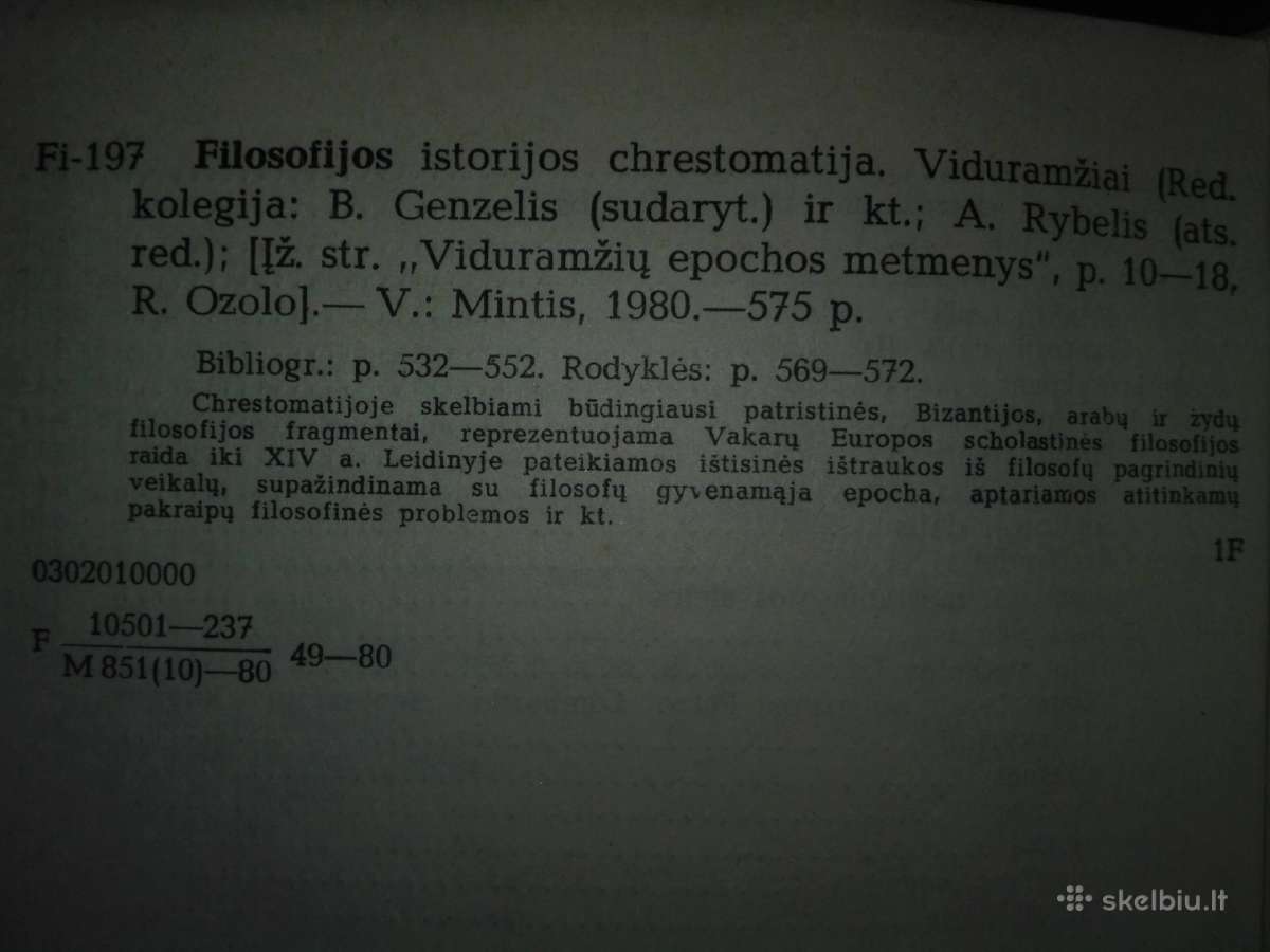 125. Filosofijos Istorijos Chrestomatija Viduramži - nuotraukos Nr. 3