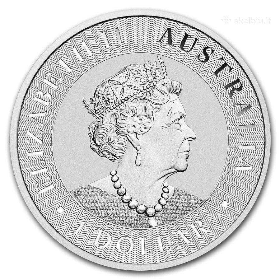 Australija 2022 Kengūra Ag999.9 1 oz - nuotraukos Nr. 3