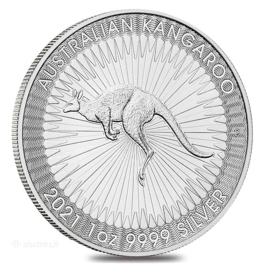 Australija 2022 Kengūra Ag999.9 1 oz