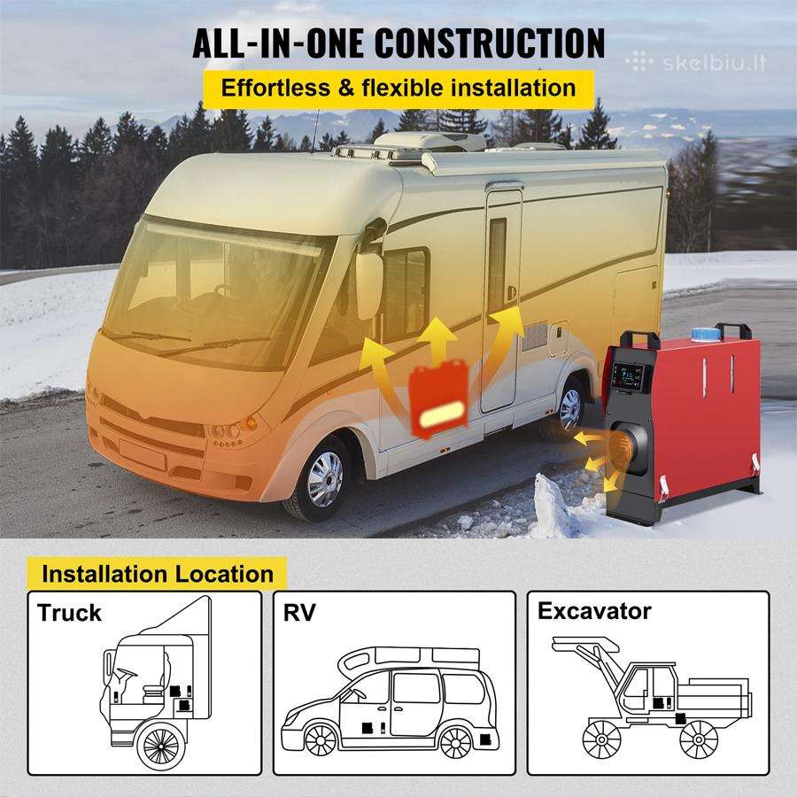 Akcija! 8kw Dyzelinis šildytuvas webasto 120 Eur - nuotraukos Nr. 4