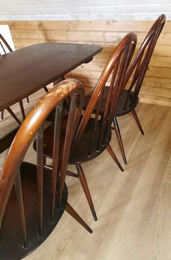 Ercol Mid Century valgomojo komplektas - nuotraukos Nr. 5