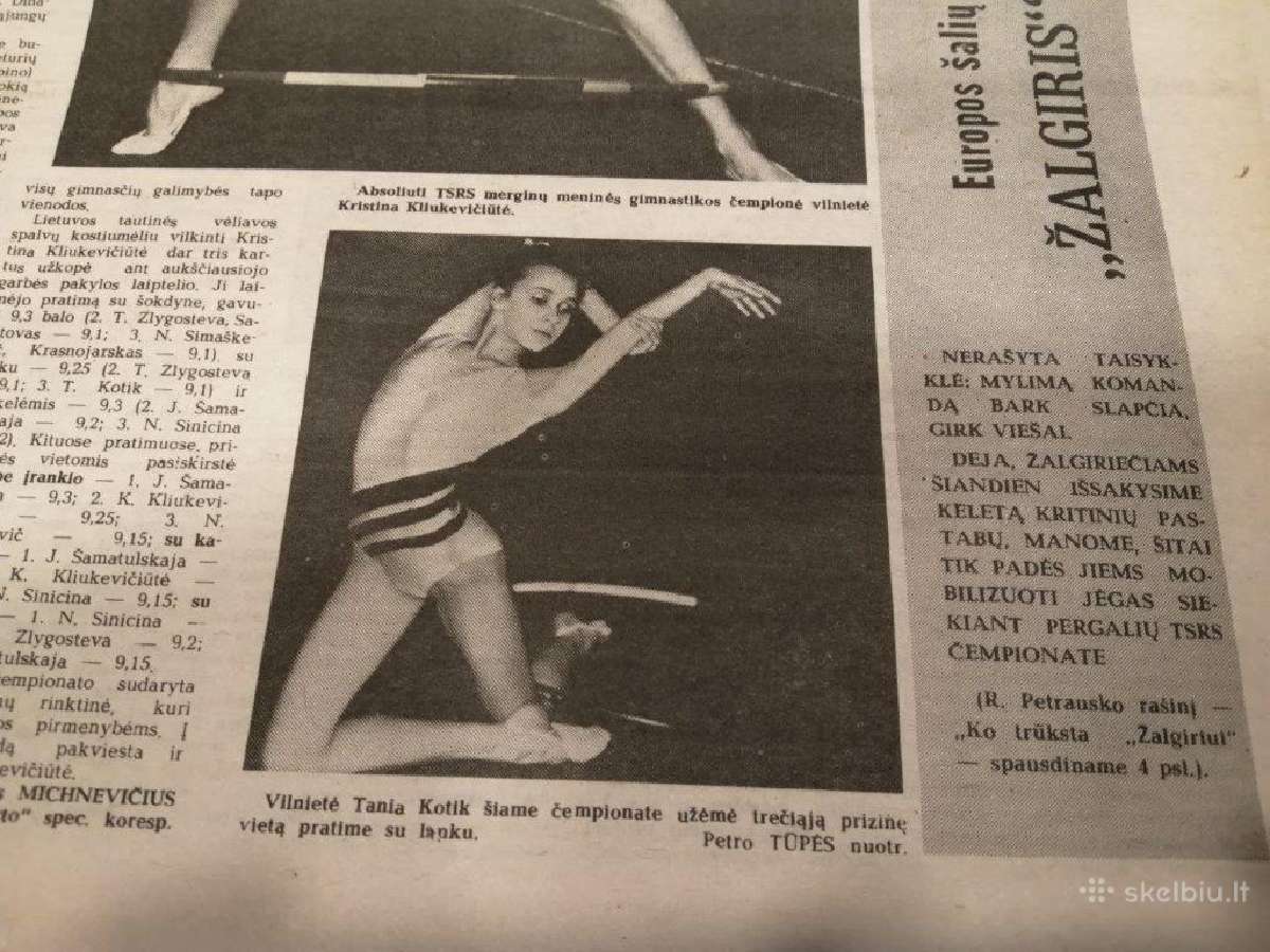 Laikraštis Sportas 1989 metai - nuotraukos Nr. 2