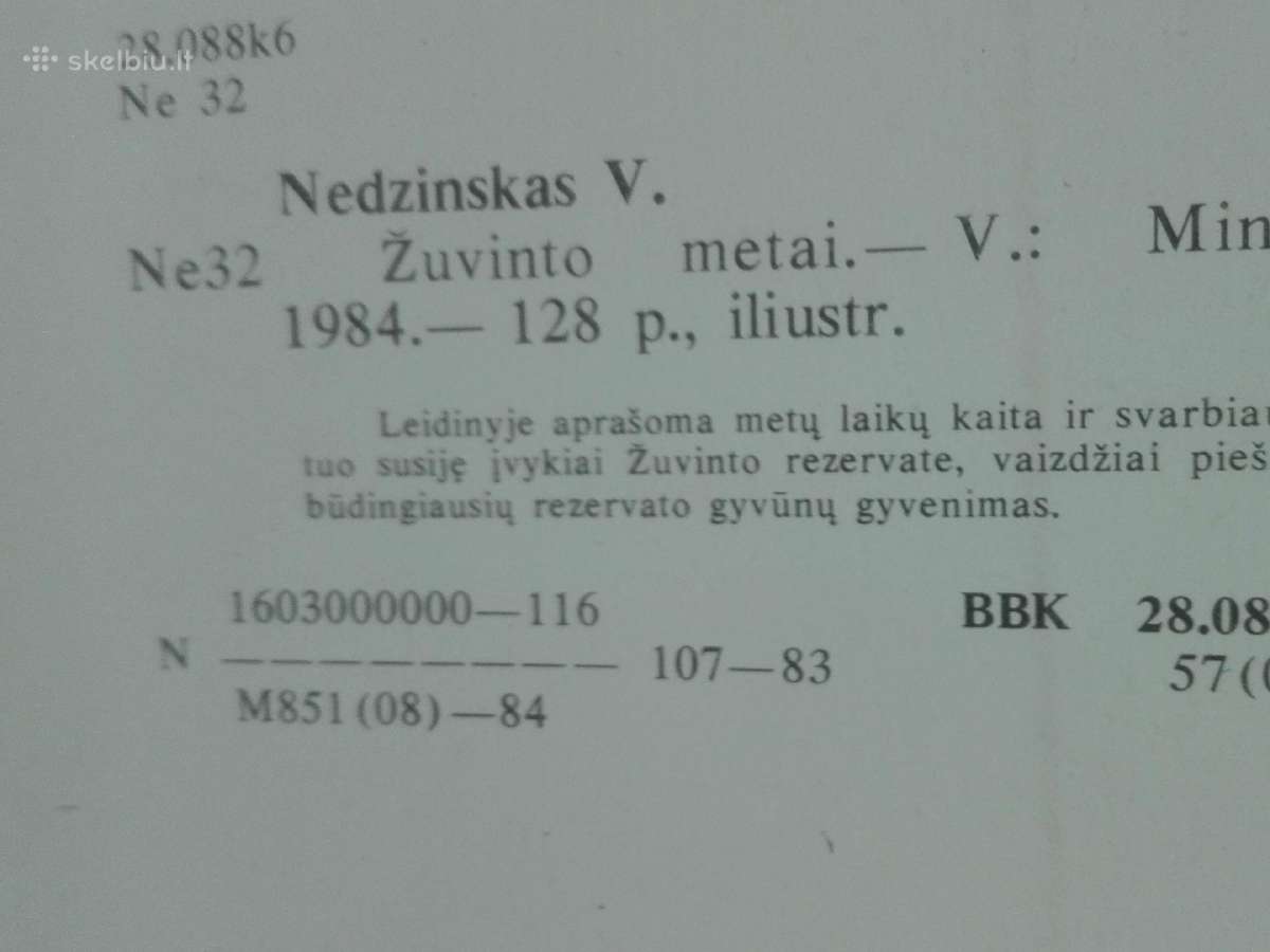 174. Žuvinto Metai Nedzinskas V. - nuotraukos Nr. 3