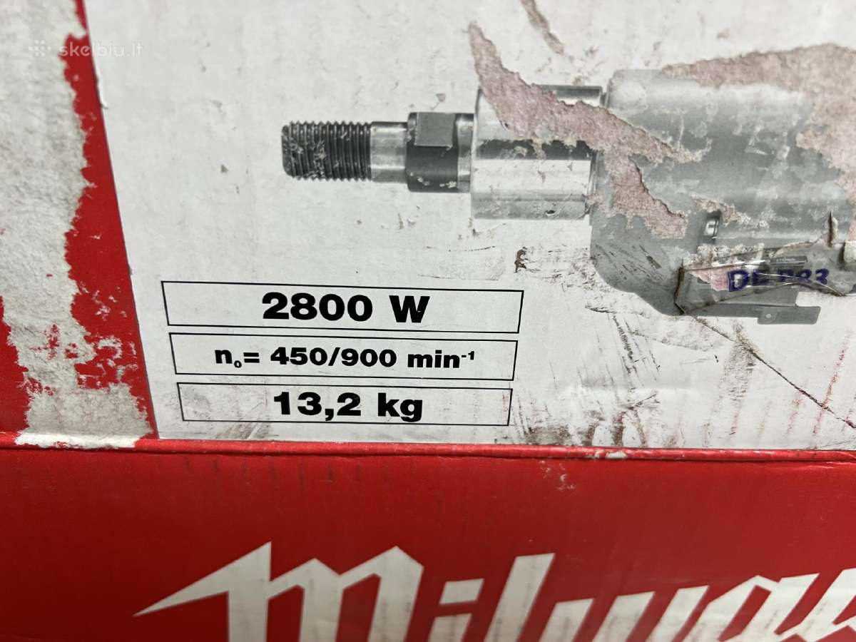 Deimantinis karūnų gręžtuvas Milwaukee Dcm2-250 C - nuotraukos Nr. 7