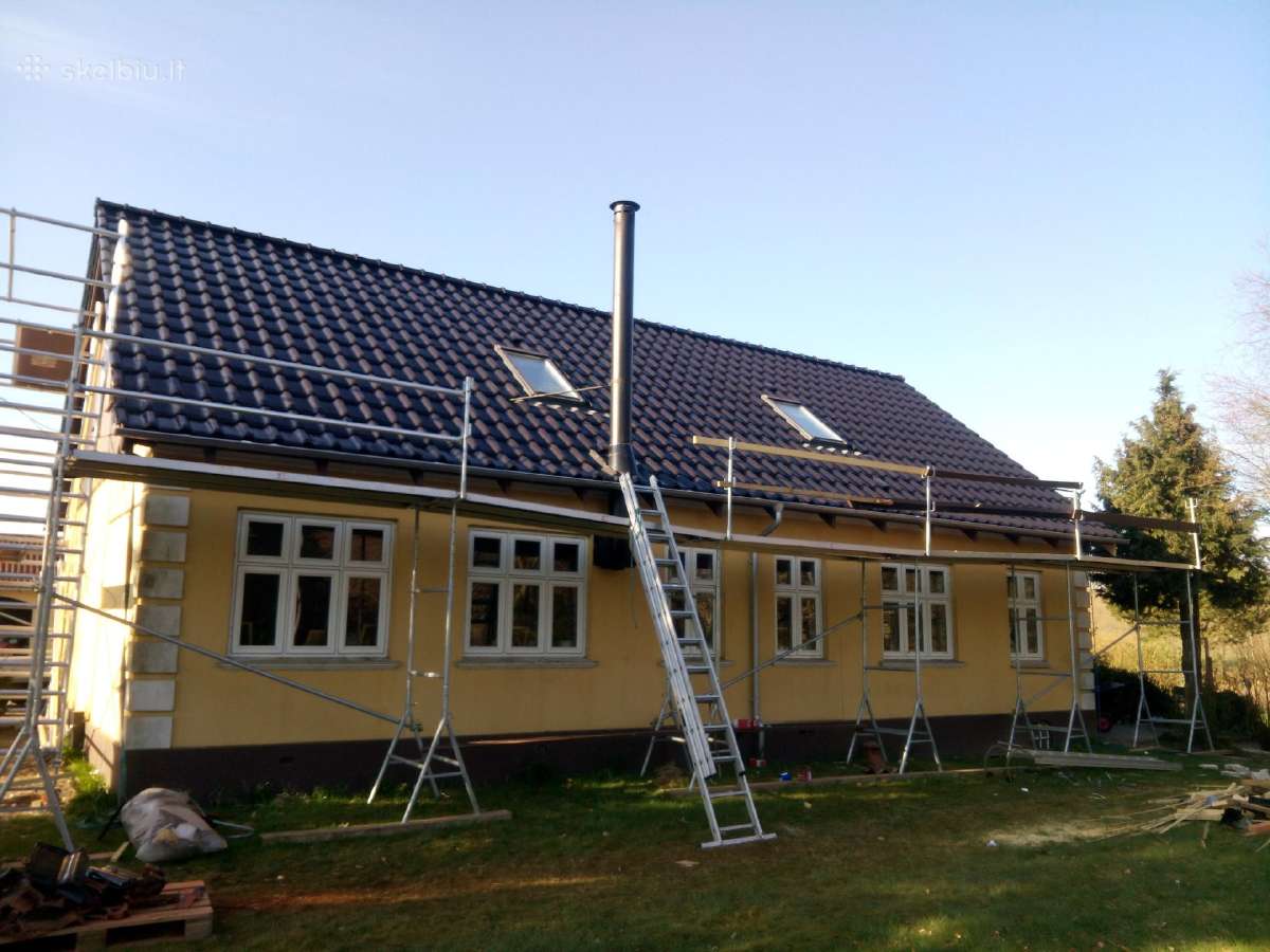 Stogu dengimas, saulės elektrinės, vidaus apdaila - nuotraukos Nr. 8