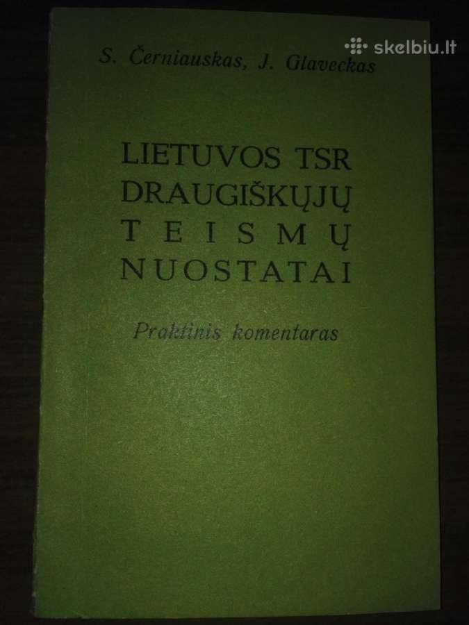 249. Lietuvos Tsr Draugiškųjų Teismų Nuostatai