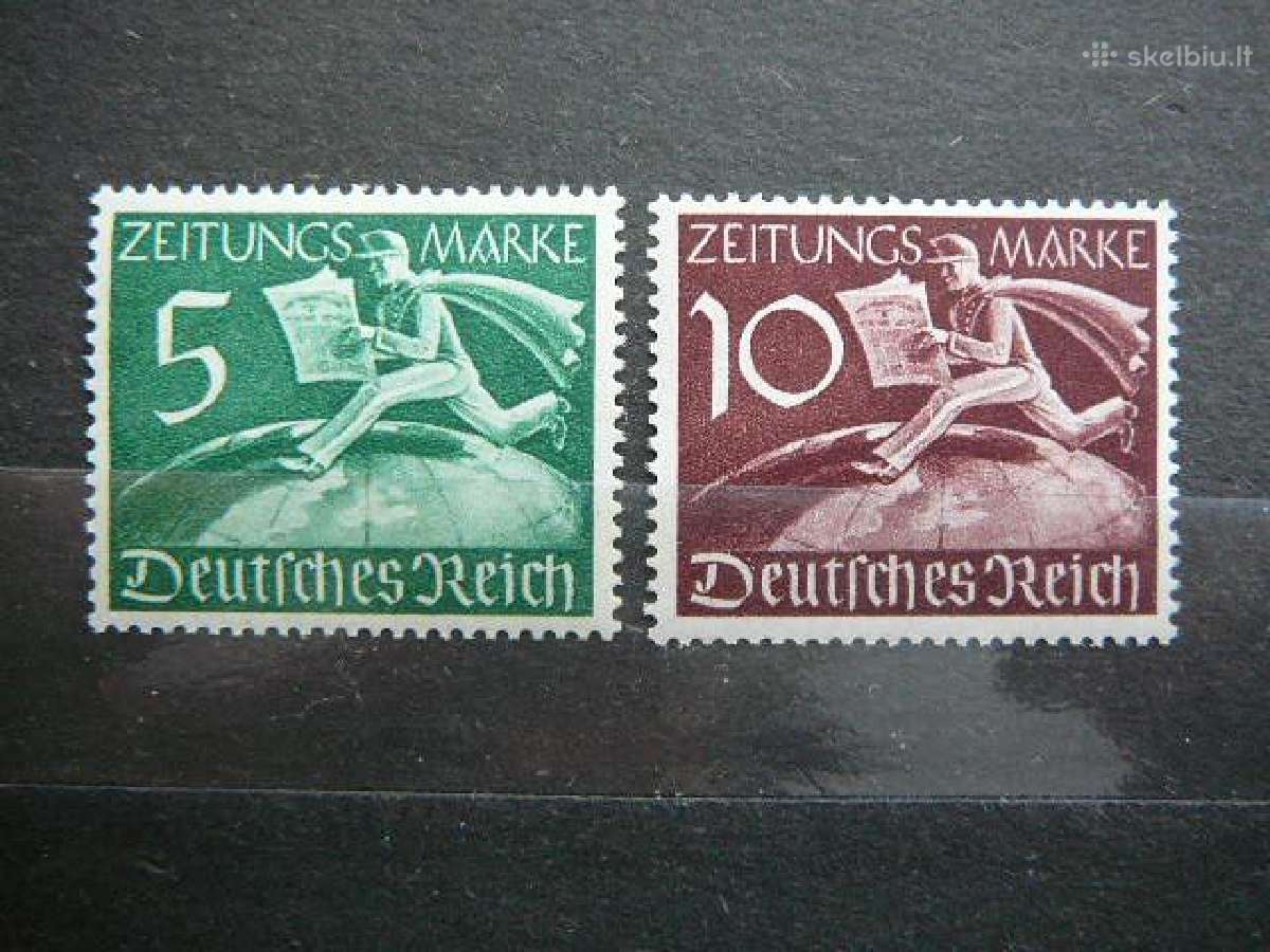 Laikrastis Vokietija 1939 vkt738/9sm
