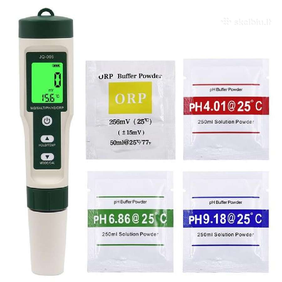 Ph,tds,eb,s.g,orp,h2,temp. vandens matuoklis