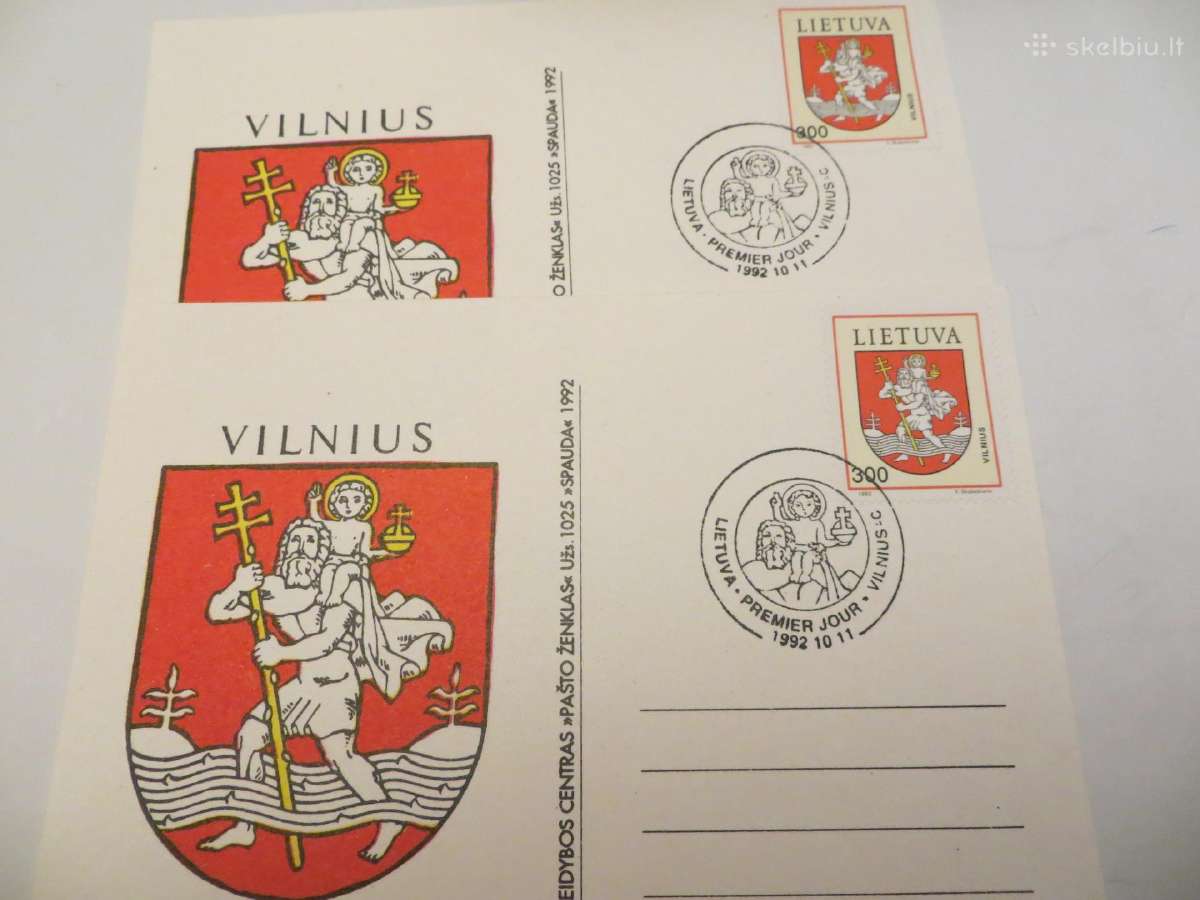 Vokai, atvirlaiškiai, 162 vnt. Lietuva (1 - nuotraukos Nr. 14