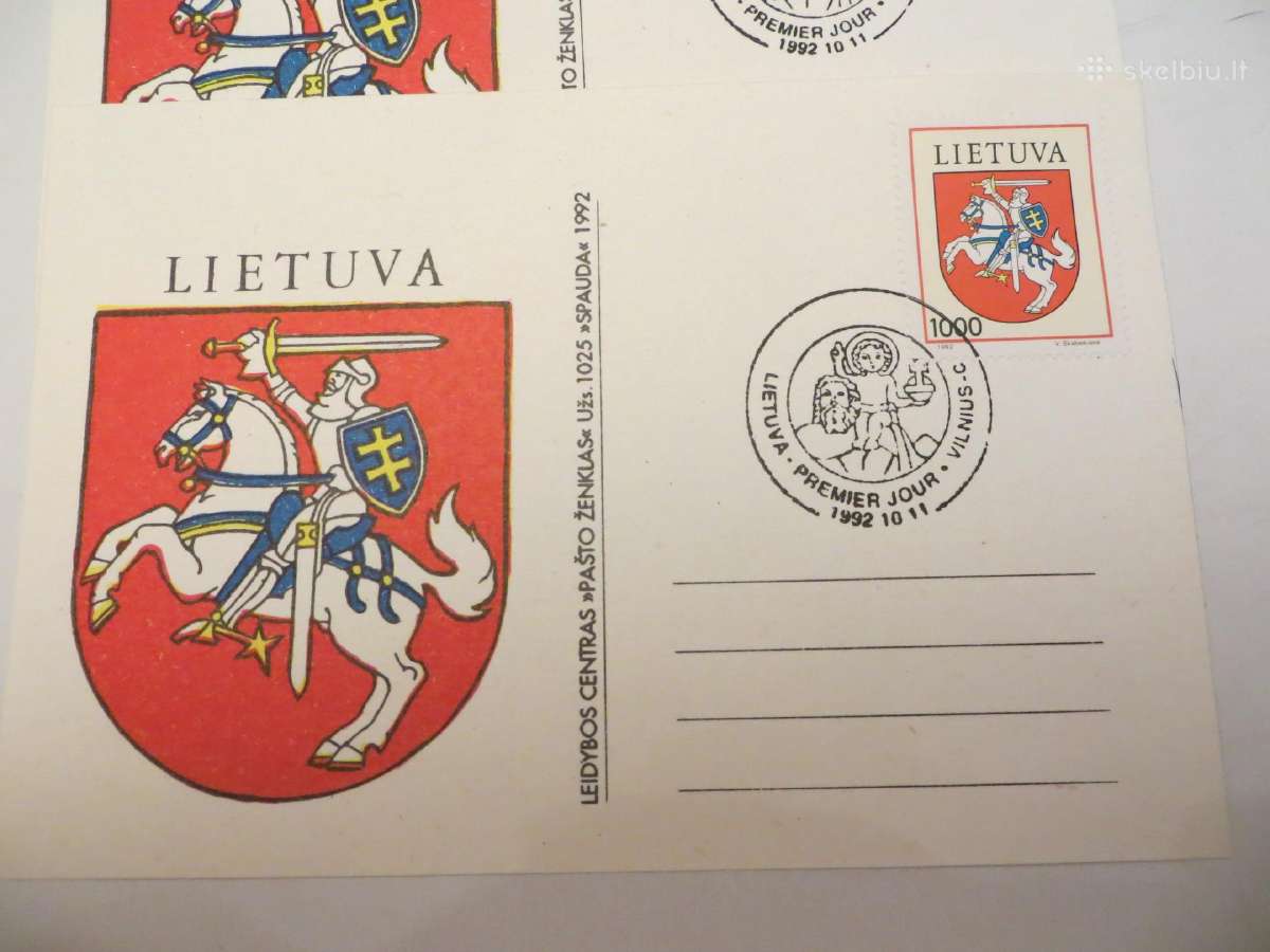 Vokai, atvirlaiškiai, 162 vnt. Lietuva (1 - nuotraukos Nr. 16