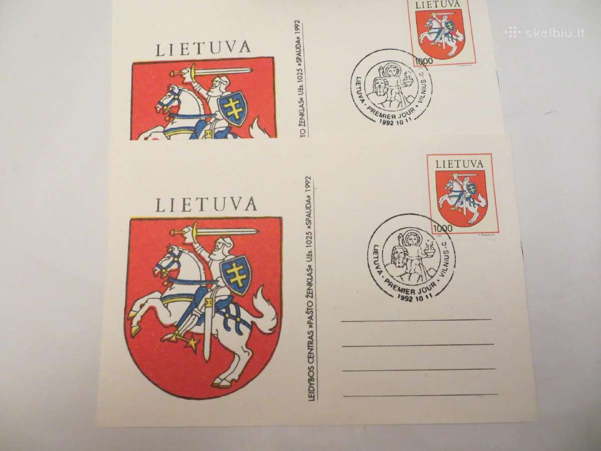 Vokai, atvirlaiškiai, 162 vnt. Lietuva (1 - nuotraukos Nr. 17