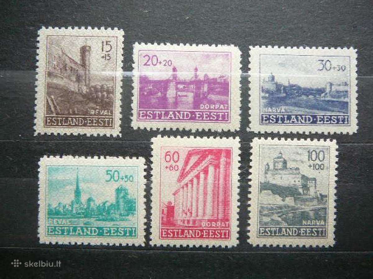 Estija Architektura Vokietija 1941 es4/9sm