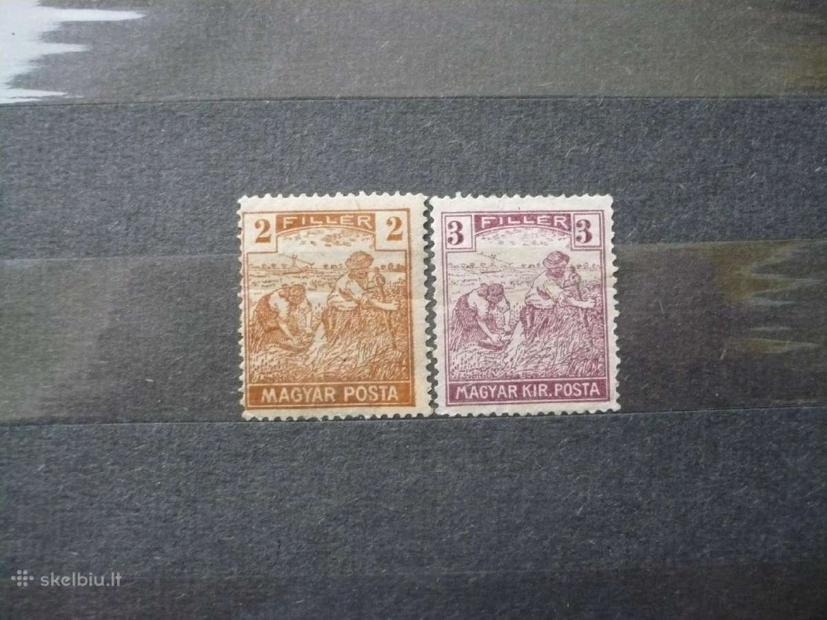 1916 m. javapjūtė - Užrašas "Magyar Kir.posta" Mhn