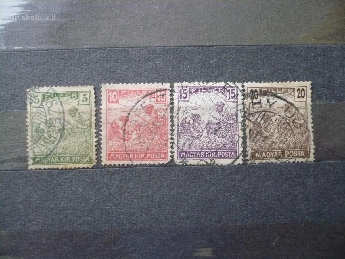 1916 m. javapjūtė - Užrašas "Magyar Kir.posta"