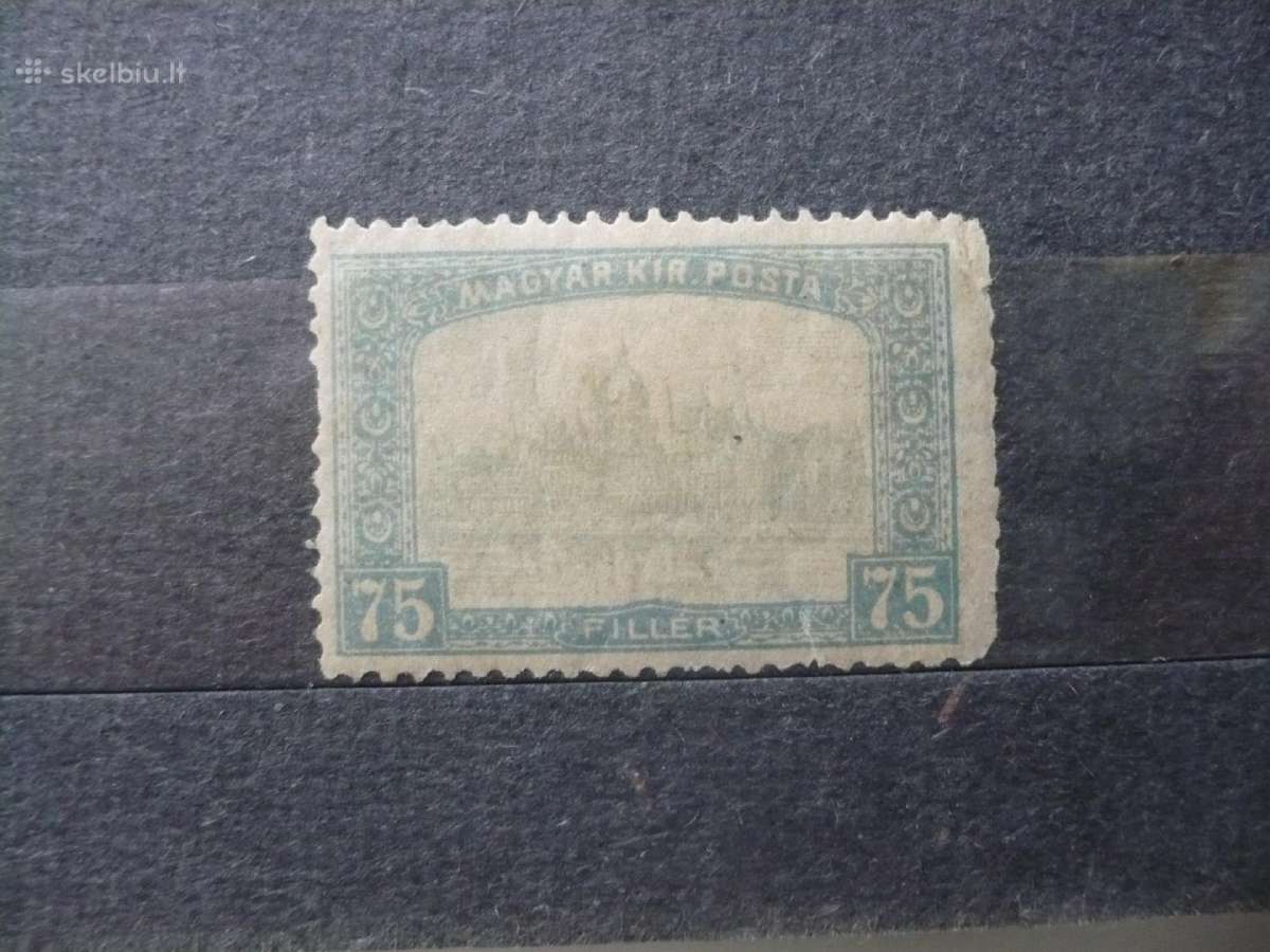 1917 m. Parlamentas, Budapeštas – Užrašas: "Magyar