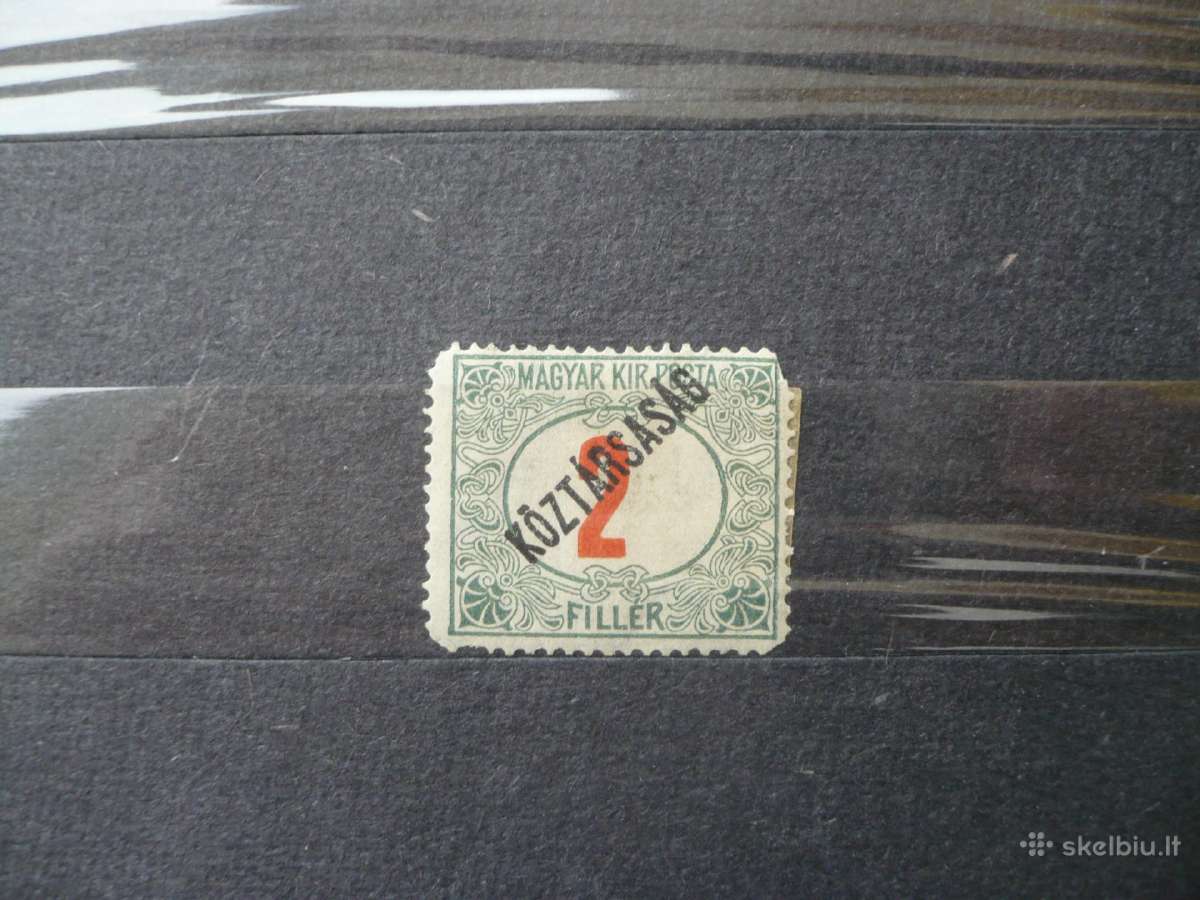 1919 Antspaudas Köztrsasg, raudonas šifras
