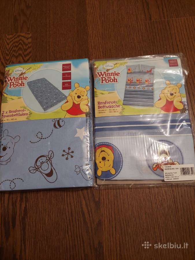 Naujas vaikiškas patalynės komplektas Winnie Pooh