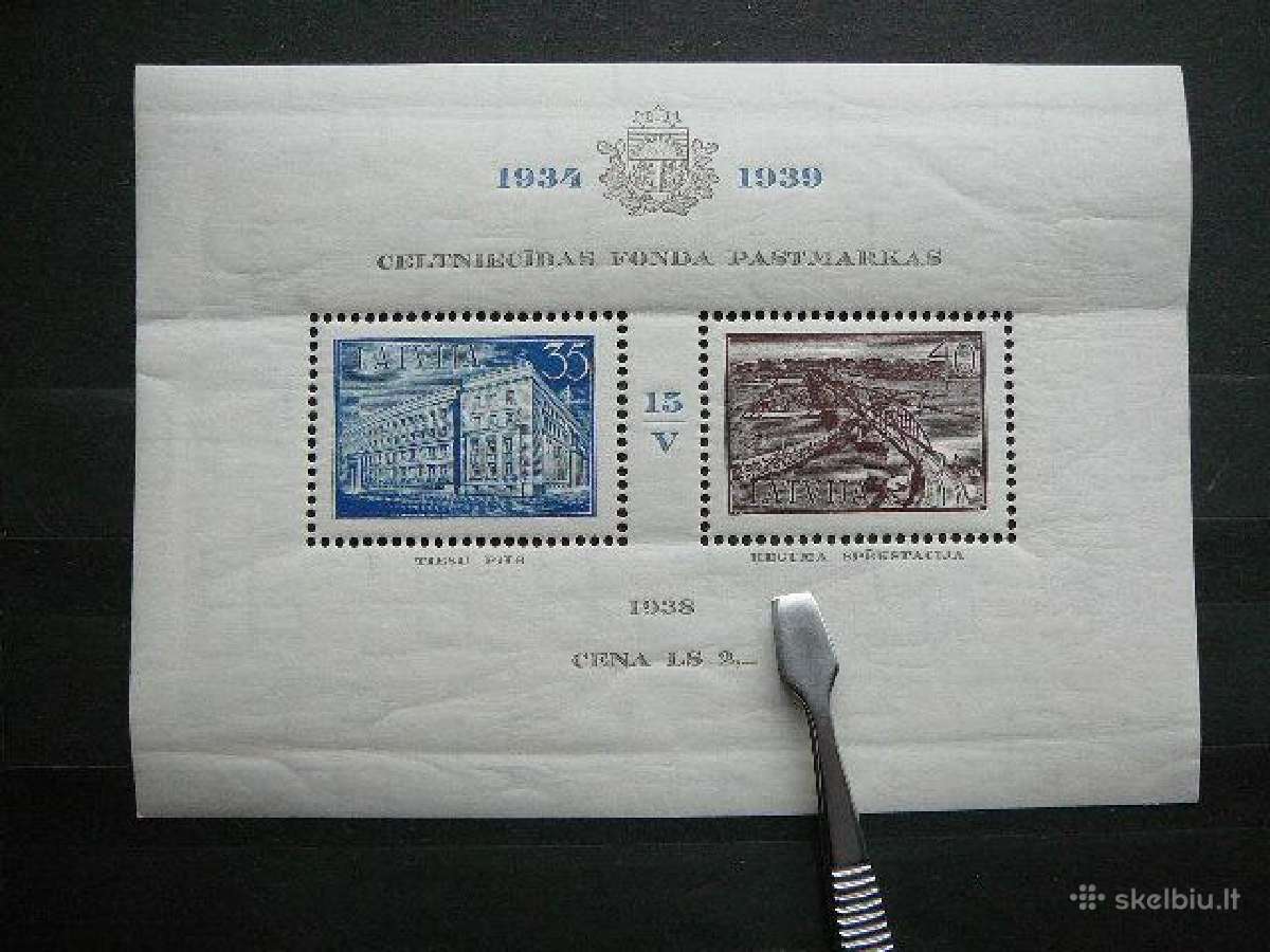 Latvija 1939 llt262/3bb