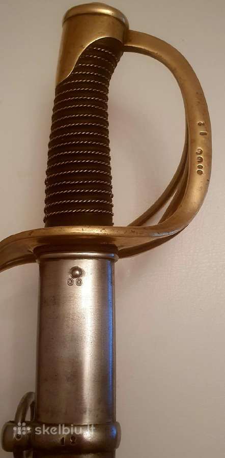 Kavalerijos kardas, Prancuzija ,M1822 - nuotraukos Nr. 10