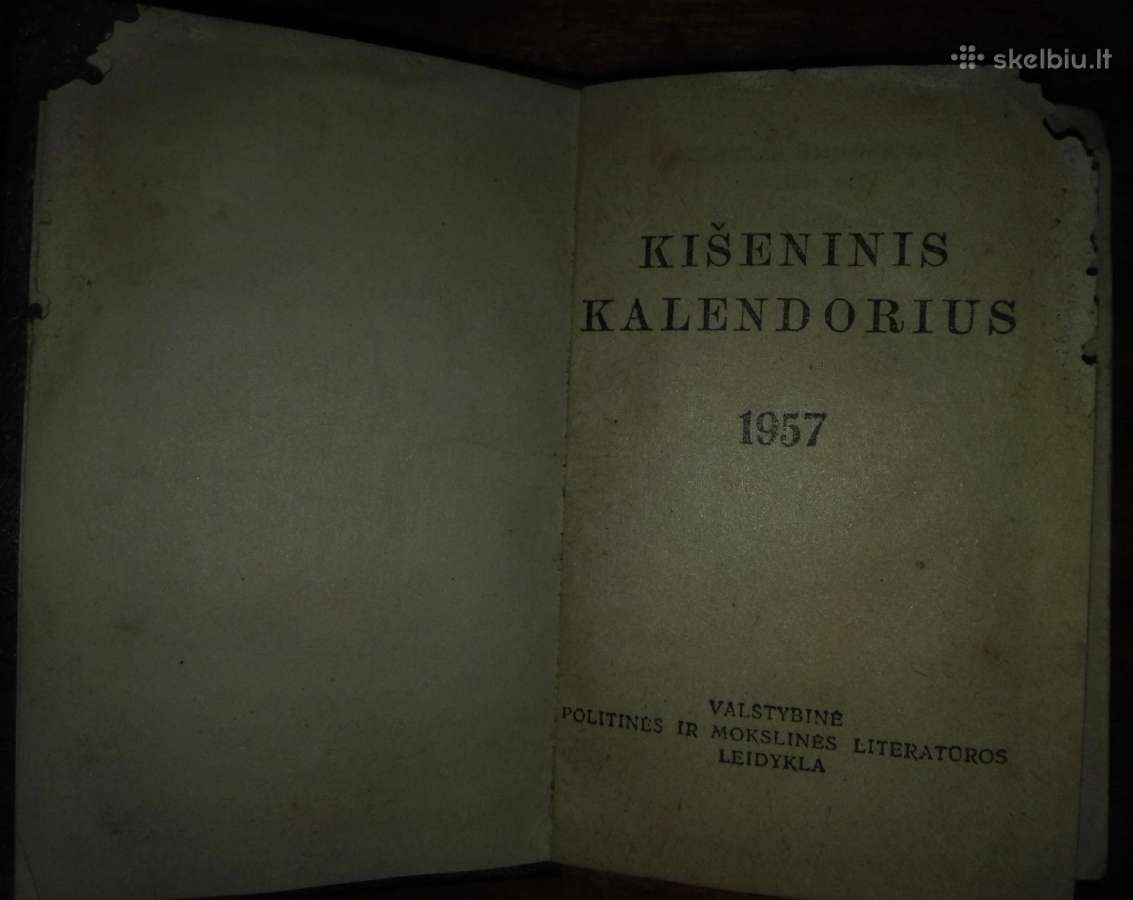 253. Kišeninis Kalendorius - nuotraukos Nr. 2